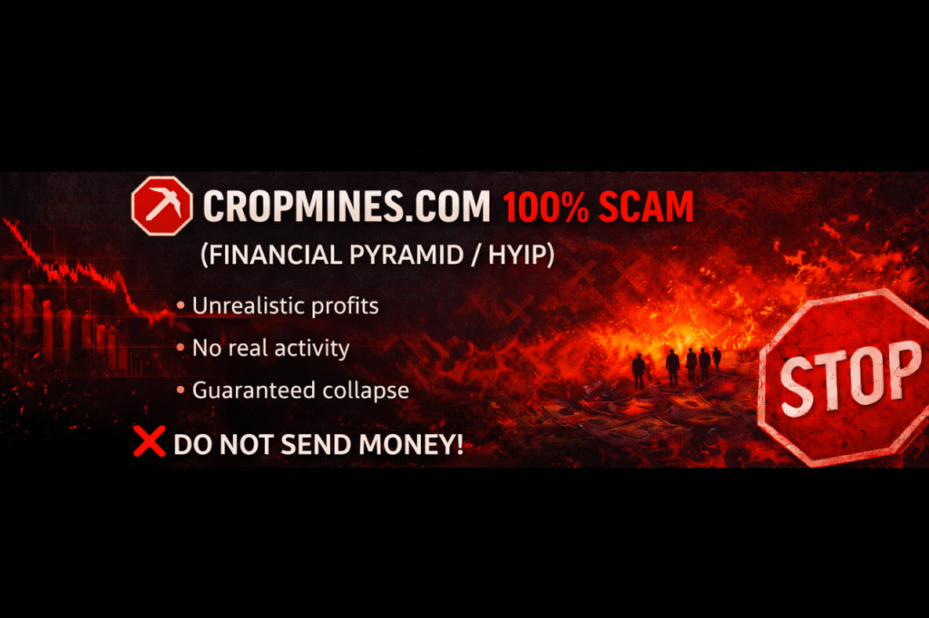 CropMines.com is not cloud mining.
CropMines.com is not cloud trading.
CropMines.com is not an investment platform.