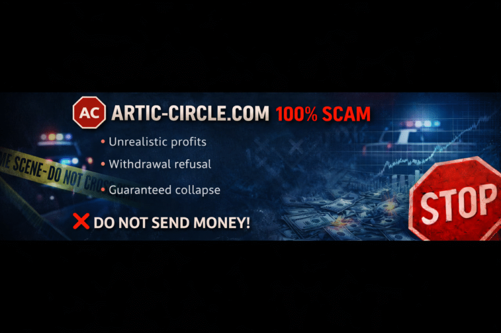 Do not deposit funds.
Do not trust guaranteed profits.
Do not rely on unregulated platforms.
Artic-Circle.com should be avoided.