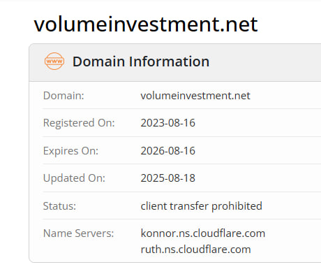 WHOIS data 