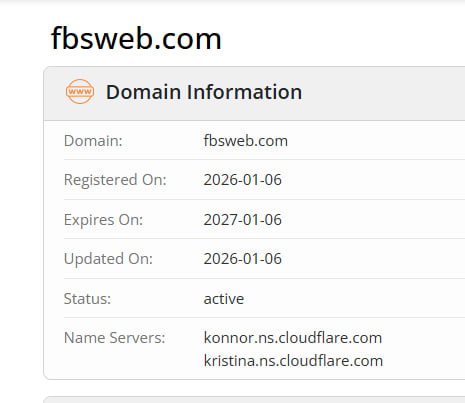 WHOIS data