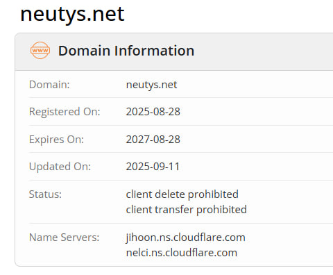 WHOIS data