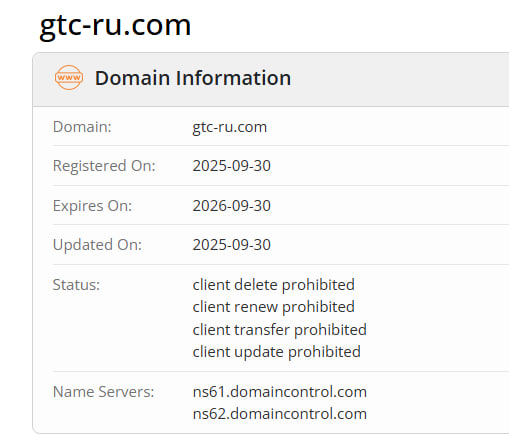 WHOIS data