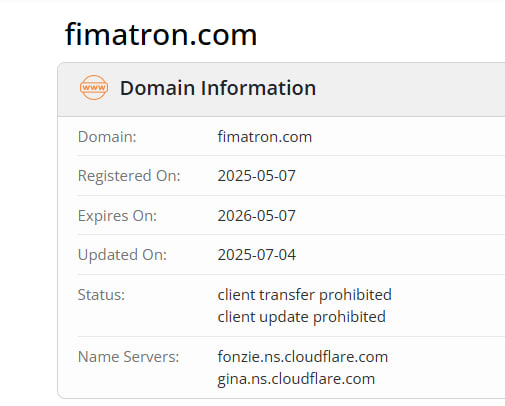 WHOIS data