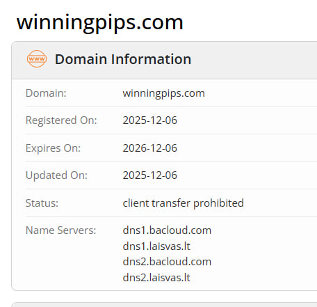 WHOIS data