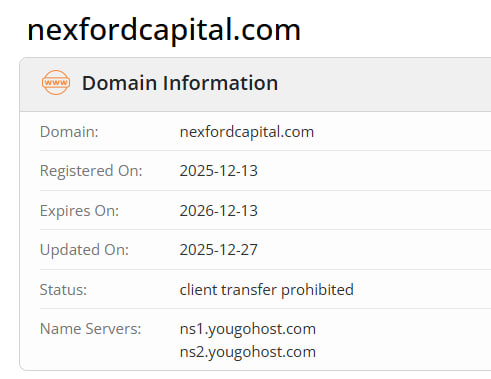 WHOIS data 