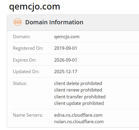 WHOIS data