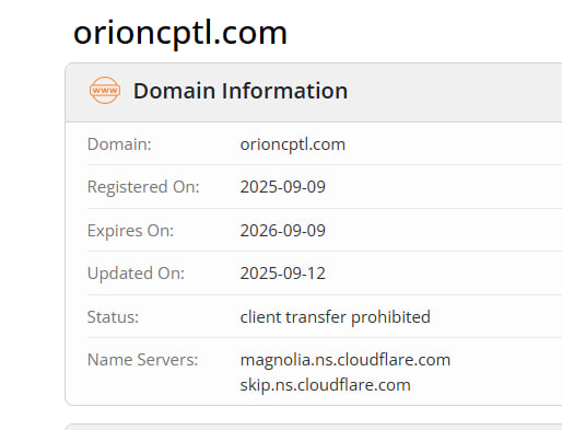 WHOIS data
