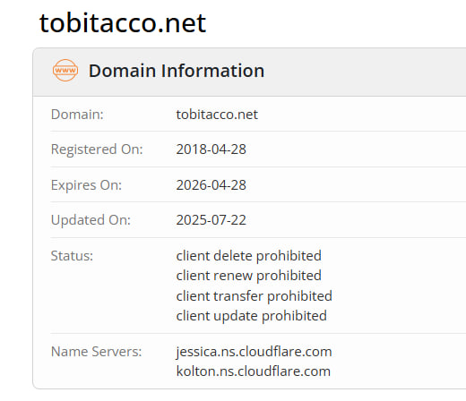 WHOIS data