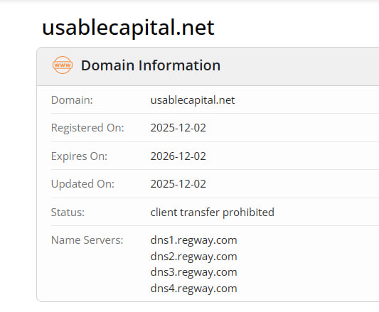 WHOIS data