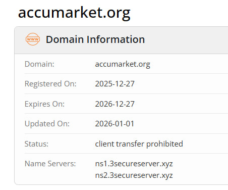 WHOIS data