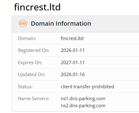 WHOIS data