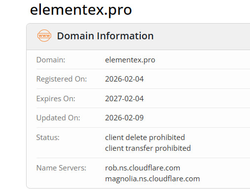 WHOIS data