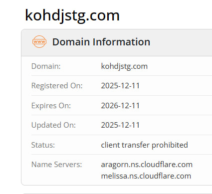 WHOIS data