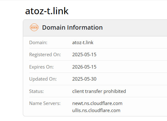 WHOIS data