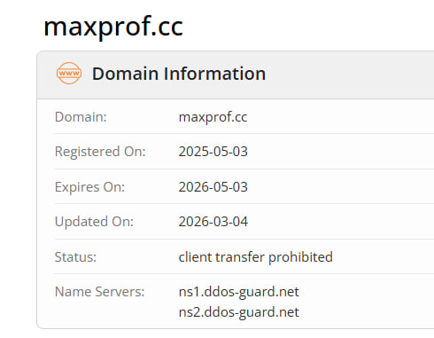 WHOIS data 