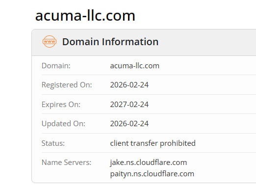 WHOIS data