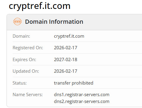 WHOIS data 