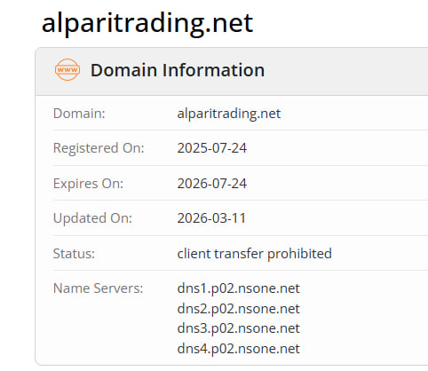 WHOIS data
