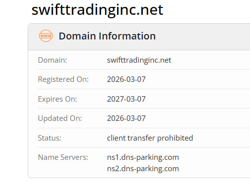 WHOIS data 