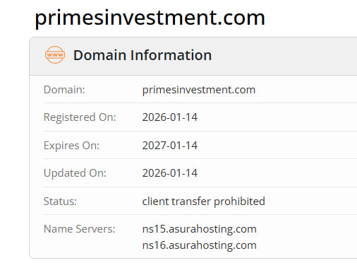 WHOIS data