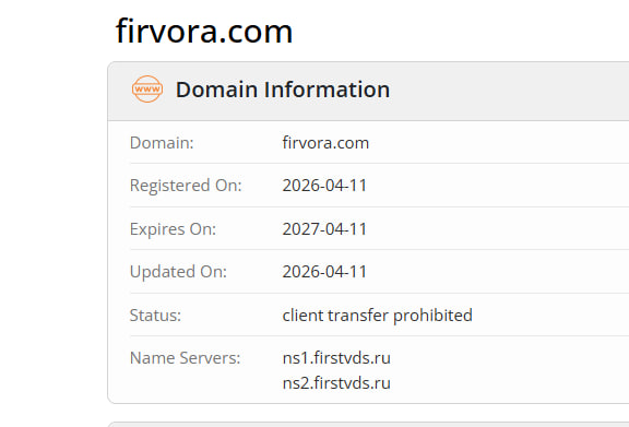 WHOIS data