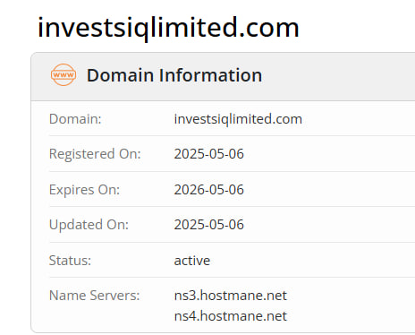 WHOIS data 