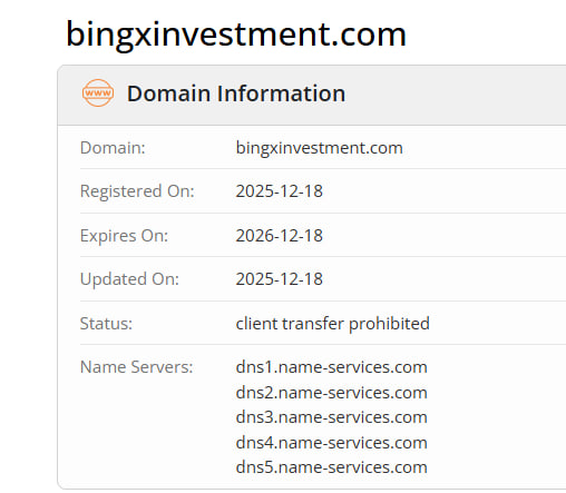 WHOIS data 