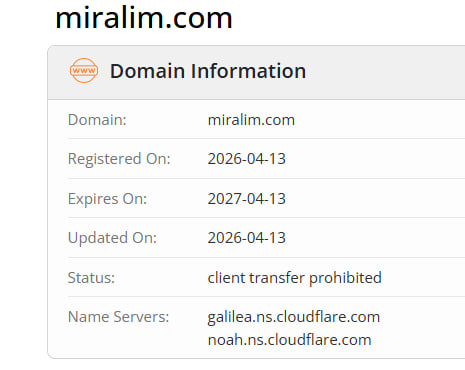 WHOIS data 
