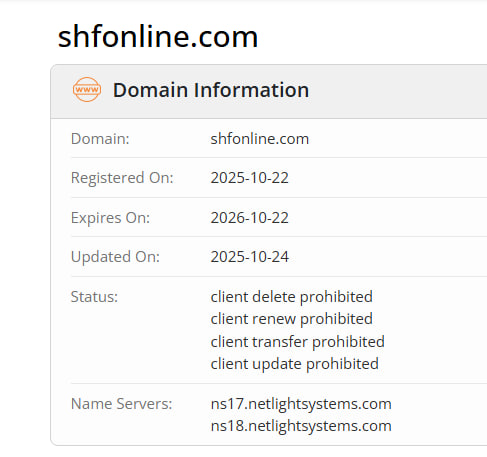 WHOIS data