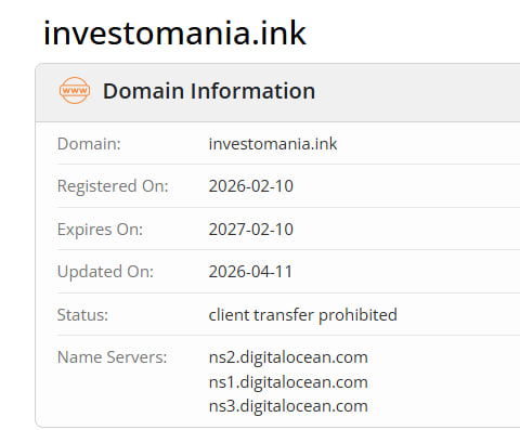 WHOIS data 