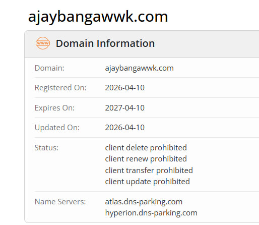 WHOIS data