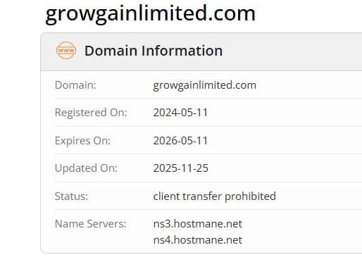 WHOIS data