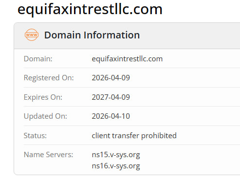 WHOIS data 