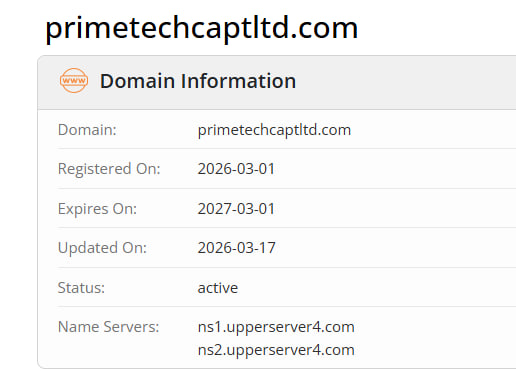 WHOIS data