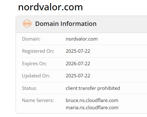 WHOIS data