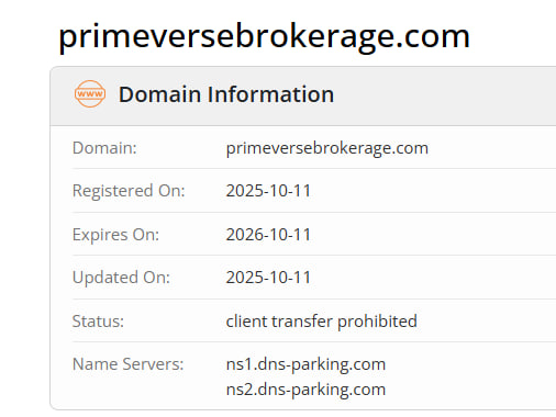 WHOIS data 
