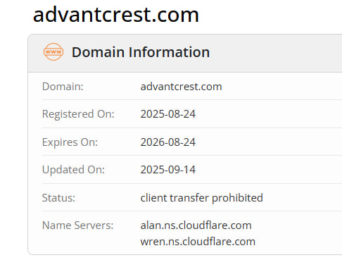 WHOIS data 