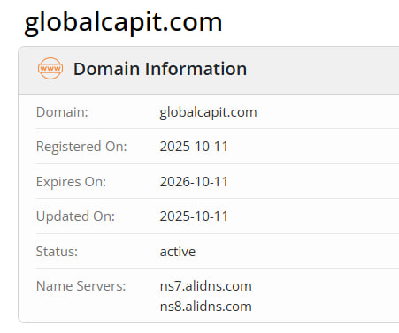 WHOIS data