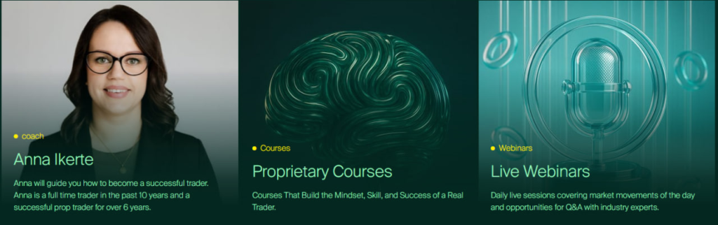 screenshot from the website