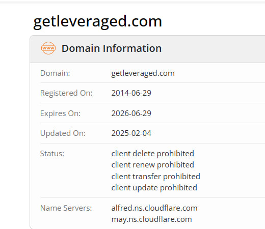 WHOIS data