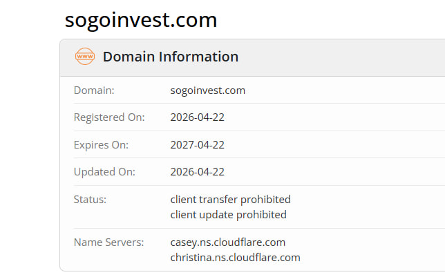 WHOIS data 