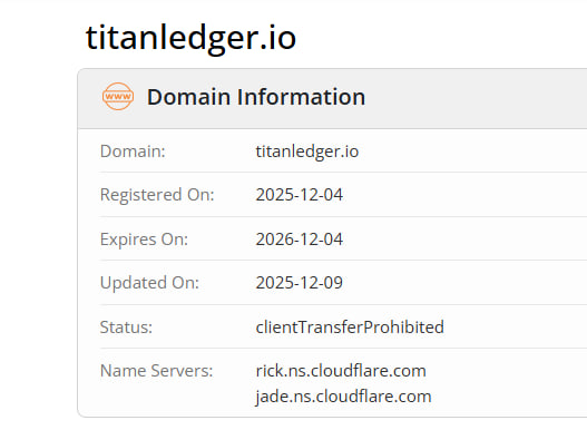 WHOIS data 